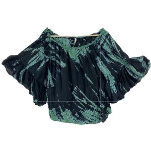 Elan tie dye off the shoulder top. OS